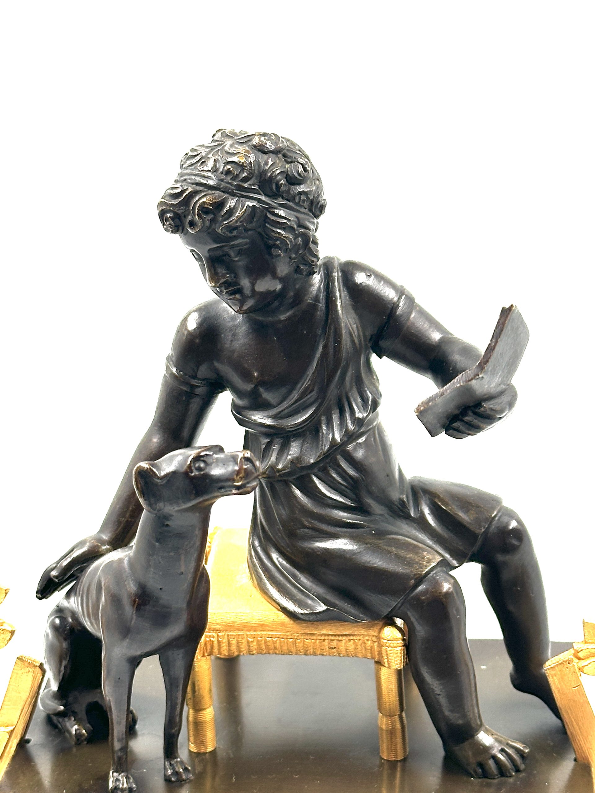 Charles Dix pendule. - Afbeelding 3